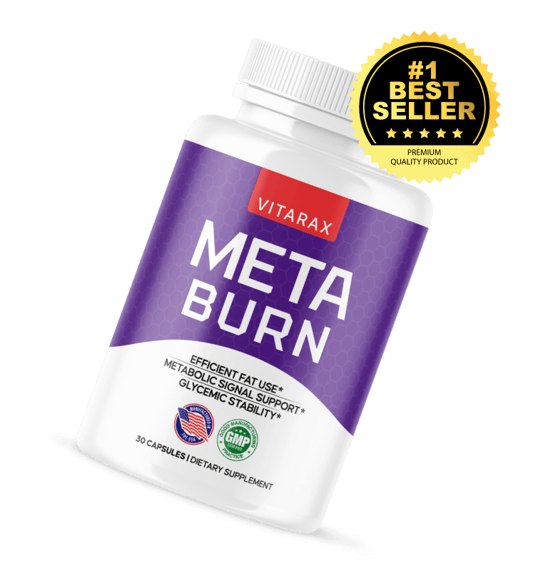 MetaBurn Official supplement bottle with natural metabolism support ingredients